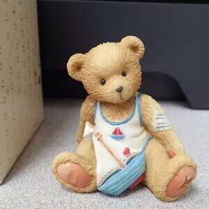 Cherished Teddies August Bear Arthur " Smooth Sailing Figurine